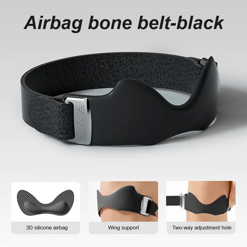 Black patella band-with 3d airbag