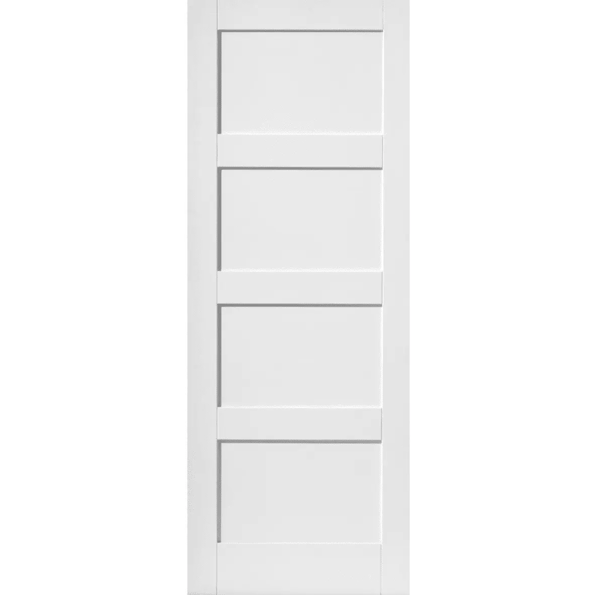 White painted america 5 panel interior room doors solid wood core prehung shaker hotel door