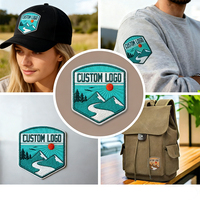 Patch Bordir Kustom Desain Logo Kustom 2D 3D Patch Bordir Tempel Setrika untuk Pakaian Jaket Topi