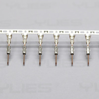 Muestras Gratis Conector de Terminales Macho MQS de 1.60mm, Conector de Terminal de Latón para Arnés de Cableado Automotriz, Fabricado en China