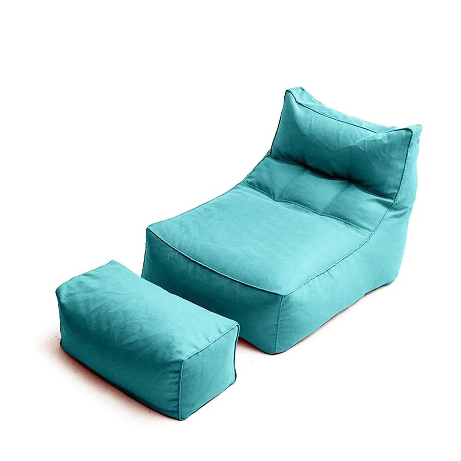 Relax Sleeping Luxury Real Leather Beanbag Chair sleep hot sale sofa lazy