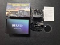 Wiiyii P10 OBD2 Auto HUD mit LCD-Tachometer, Wassertemperatur- und Uhrfunktionen