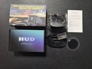 Wiiyii P10 OBD2 <span class=keywords><strong>HUD</strong></span> para Auto con Velocímetro LCD, Temperatura del Agua y Funciones de Reloj - Product Image 6