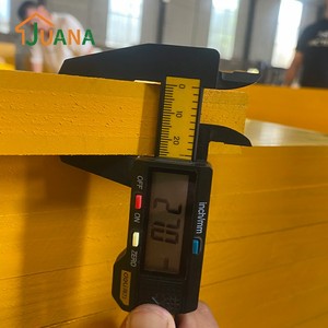 3 lớp ván ép 2000x500x27mm Phenolic WBP keo 3 lớp màu vàng tấm màn trập - Product Image 2