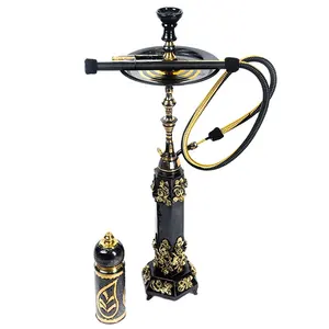 Diskon Besar Atas Kustom Kuningan Merokok Shisha Hookah Unik Desain Kuningan Foda Mesir Hookah Mewah