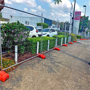 Panneaux de clôture amovibles pour bâtiments extérieurs <span class=keywords><strong>Plaque</strong></span> de clôture à base de béton bon marché Clôture routière temporaire australienne - Product Image 5