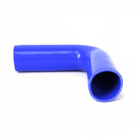 Connecteur de tuyau coudé en silicone automobile de 3 1/2'' à 90 degrés pour la connexion de tuyaux en caoutchouc