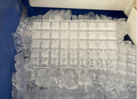 Système de refroidissement par air SICOTCNA, machine à glaçons, machine à glaçons en cubes, commerciale, restaurant, bar, boissons froides, machine à glaçons R22/R404a