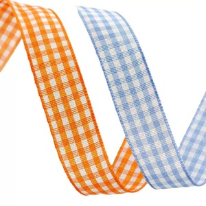 ริบบิ้นโพลีเอสเตอร์ลายสี่เหลี่ยมแบบม้วน ขายส่ง สำหรับงานปาร์ตี้คริสต์มาส - Product Image 4