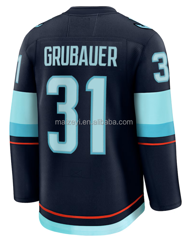 #31 Philipp Grubauer Azul marino profundo