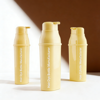Flacon de teinture capillaire à pompe double chambre, en plastique PP, 250 ml, 400 ml, emballage cosmétique 2 en 1 pour teinture capillaire