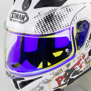 New Revo <strong>Tech</strong> Clear Gold Strengthen PC Visor Lens for K3SV/K5 Motorcycle <strong>Helmets</strong> - Product Image 6