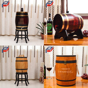 Fût à vin en bois massif de 1,5 L, 3 L, 5 L, 10 L, 20 L, 30 L, petit fût en chêne pour le whisky - Product Image 5