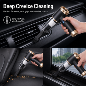 Cordless Car <b>Vacuum</b> Cleaner 6000Pa <b>Portable</b> Handheld <b>Vacuum</b> with 7-in-1 Accessories USB Type-C Rechargeable for Car Home OEM ODM - Product Image 6