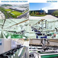 Penyangga Balok Plastik yang Dapat Disesuaikan 65-145mm, Pemasangan Cepat XF-T204B-2, Stand Dek Pameran yang Dapat Digunakan Kembali untuk Booth Modular & Lantai
