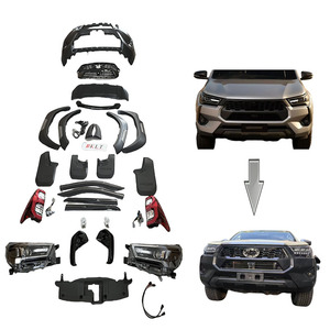 Kit <span class=keywords><strong>de</strong></span> Carrocería para Modelo <span class=keywords><strong>Hilux</strong></span> Z 2025 Actualización Estética <span class=keywords><strong>de</strong></span> Parachoques Delantero con Clip <span class=keywords><strong>de</strong></span> Plástico ABS para Protección Condición Nueva - Product Image 1