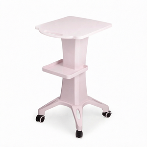 Chariot de rangement à roulettes moderne en plastique Bonnie Beauty pour salon de beauté commercial, salle de sport et spa - Product Image 1