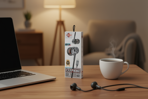 Auricolari In-Ear Wisdomup EJ-34 con Driver Dinamico, Cuffie Cablate Type-C per Musica - Product Image 2