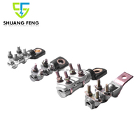Shuangfeng WCJB 4P Pin Aluminium Messing IP65 Stromisolierter Sammelschienenverbinder für Kabelverbindungen in Verteilungs- und Steuerschränken