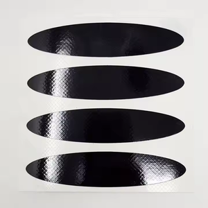 Autocollants réfléchissants noirs pour <span class=keywords><strong>casque</strong></span> de pompier pour la sécurité et les avertissements - Product Image 3