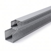 Goulotte de câblage PVC ignifuge 40x60mm 50x80mm 80x60mm pour câbles industriels et machines