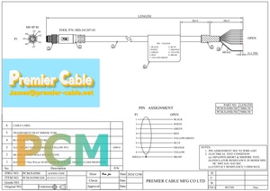 Kabel Trigger GPIO I/O M8 8-Pin A-Code Male ke Open End 26AWG Terlindung Fleksibel Tinggi Kompatibel dengan Kamera LUCID Vision Edmund Optics - Product Image 6