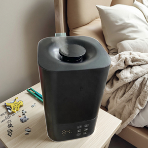 Mini Ultrasonic <b>Humidifier</b> WiFi App-Controlled Aroma <b>Diffuser</b> LED Screen 360 Double Layers Mist Nozzle Black Household Hotel - Product Image 1