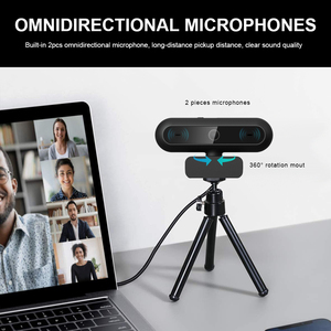 Webcam HD 1080P 60fps con Microfono Integrato USB per Streaming FHD su PC Desktop e Laptop - Product Image 3
