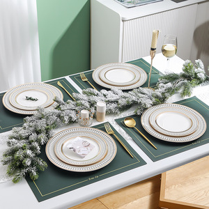 Home Dinnerware Coffee Dishes & Plates Fashion Ceramic Hot Sale Fine Bone China Tableware Party <b>Dinner</b> Plate <b>Sets</b> - Product Image 4