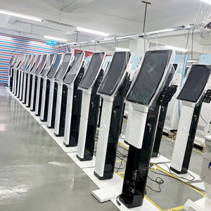 Custom <b>Light</b> Control Red, Blue, Green, White 23.6/32 Inch Curved Screen Ordering Machine Self-service Kiosk for Restaurant - Product Image 5