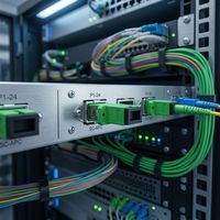 Adaptador de Fibra Óptica SC Simplex SM MM Sin Oreja, Adaptador SCAPC OM1 OM2 OM3 OM4, Conector LC