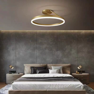 Modern Minimalist <b>LED</b> Circle Ceiling <b>Light</b>, Ideal for Bedroom, Study, Dining Room & Balcony - Product Image 2