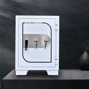 Kavey nhà & văn phòng tiền gửi an toàn hộp thép cán nguội dày 20mm Cửa Khóa 2 khóa chống cháy an toàn 2 giờ - Product Image 4