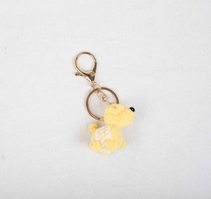2025 nuovo Mini cucciolo carino <span class=keywords><strong>a</strong></span> <span class=keywords><strong>maglia</strong></span> <span class=keywords><strong>portachiavi</strong></span> creativo animale leggero zaino uncinetto <span class=keywords><strong>portachiavi</strong></span> - Product Image 6
