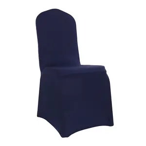 Factory Direct Navy Blue Chair Cover For Wedding