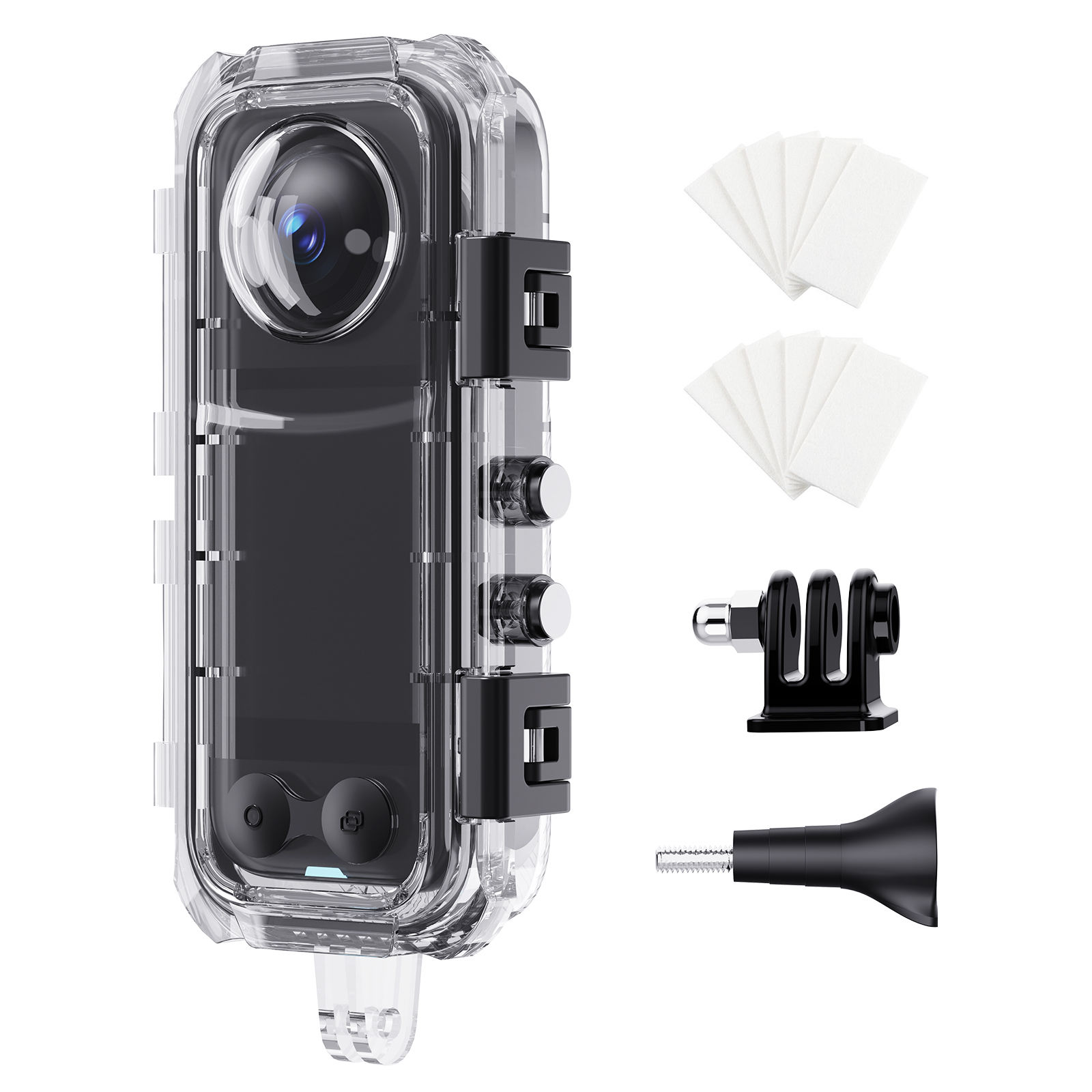 Hongdak Insta 360 Accessories 60 Meters Waterproof Underwater Invisible Dive Diving Case for Insta360 X4 Camera