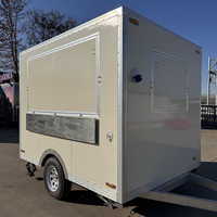Petite camionnette alimentaire, mini-fourgonnette, chariot à glaces et en-cas, remorque pour entreprise de rue à petite échelle, remorque alimentaire mobile