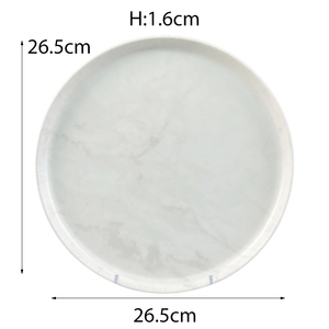 Bán hàng nóng 100% melamine durabletabletabletabletableware Trắng Cẩm thạch bộ đồ ăn - Product Image 4