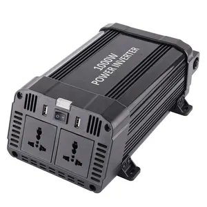 1000W Modificado Onda Senoidal Universal Car Power Inverter 12V 24V DC para AC 110V 220V 240V Power Inverter Inversores Conversores Tipo