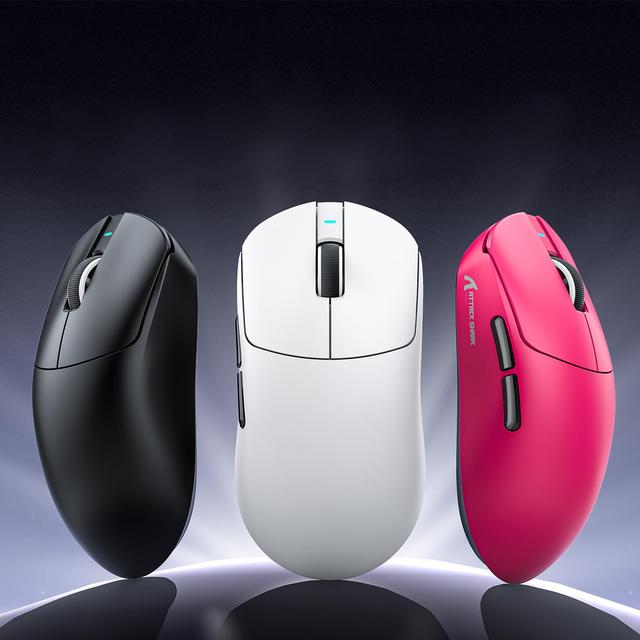 ATTACK SHARK X8PLUS Wireless Lightweight PAW3395 Gaming Three-mode BT Mouse Esports FPS Mouse RGB Gift for PC Gamer