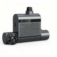 Dash Cam Streaming Langsung 4G Dual Channel 1080P Pelacakan GPS Penglihatan Malam Rekaman Berulang Peringatan SOS Perekam Video DVR Mobil Armada