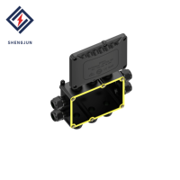 Boîtier de jonction étanche IP68 en nylon, connecteur de câble 10 voies pour éclairage LED de moto
