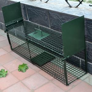 Fabricant extérieur réutilisable efficace jardin sans cruauté galvanisé pliable automatique rongeur piège à souris Cage - Product Image 3