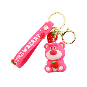พวงกุญแจ<span class=keywords><strong>ตุ๊กตา</strong></span>สีชมพู น่ารัก นุ่ม ทำจากยาง ใช้เป็นจี้กระเป๋าเป้ ของตกแต่งสำหรับผู้<span class=keywords><strong>หญิง</strong></span> สวยงาม ขายส่ง - Product Image 4