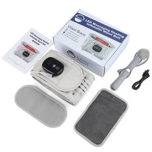 Leercon Massagem cinto aquecimento elétrico vermelho lombar tração cinto cintura quente compressa terapia instrumento - Product Image 2