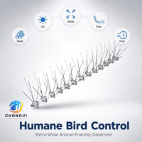 Piques anti-oiseaux en acier inoxydable de 32 cm, 40 cm, 48 cm, 60 cm pour la lutte contre les nuisibles sur les balcons, clôtures et toits extérieurs