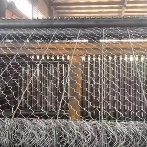 Rede de proteção Galfan Wire Rockfall de 2.7mm malha de arame de segurança