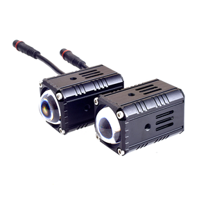 HyperLight Mini barres lumineuses à LED Grille de voiture ultra-mince et projecteur auxiliaire de moto Jaune et blanc Feu de conduite bicolore - Product Image 6