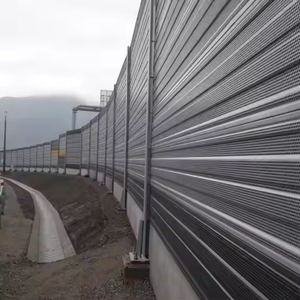 Barriera acustica porosa del rumore della barriera della strada che assorbe il pannello all'aperto della barriera del suono Micro per l'autostrada - Product Image 3