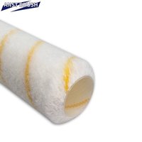 Rouleau à peinture industriel de qualité OEM personnalisé, 10 pouces (250 mm), polyacrylique, tige de 38 mm, démontage rapide, longueur du poil de 11 mm, 3